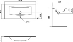Акватон Мебельная раковина Элина 100 – фотография-4